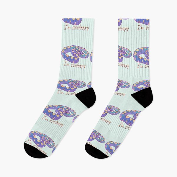 Item preview, Cute watercolor snake I'm sleepy  designed and sold by Mayarart.