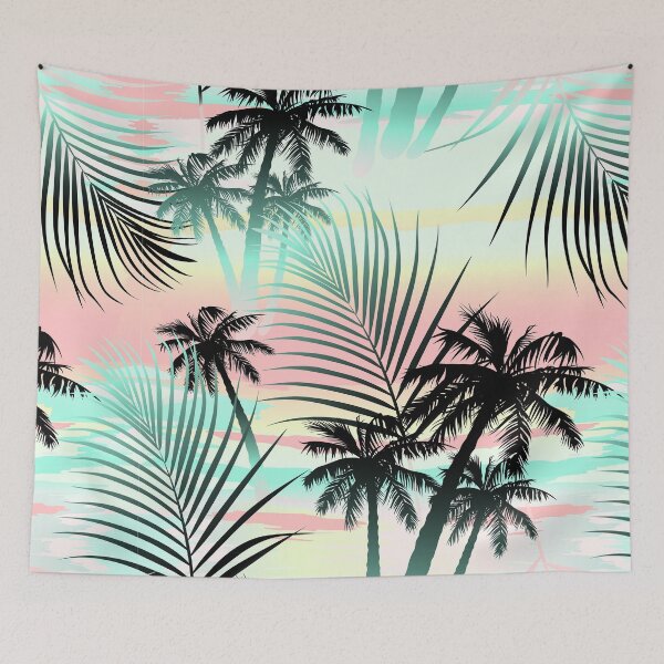 Item preview, Black palms at sunset designed and sold by AdamFahey.
