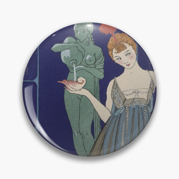 Item preview, 1920s Art Deco Fashion Illustration by George Barbier - La fontaine de coquillages designed and sold by cutesy.