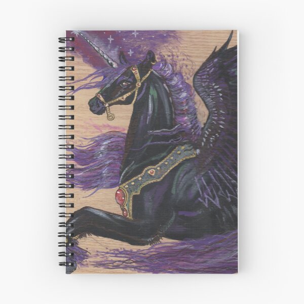 Item preview, Black Winged Unicorn designed and sold by Stephanie Small.