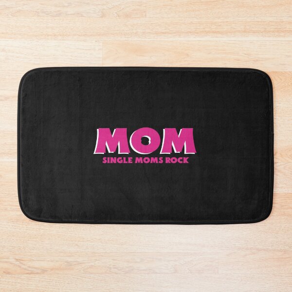 Item preview, Mom Single Moms Rock designed and sold by Salimah Haji.
