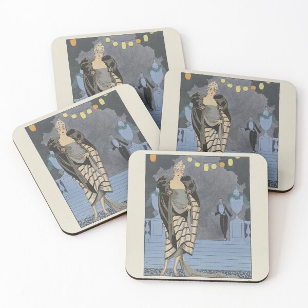 Item preview, 1920s Art Deco Fashion Illustration by George Barbier  - Gazette du Bon Ton - Adieu designed and sold by cutesy.