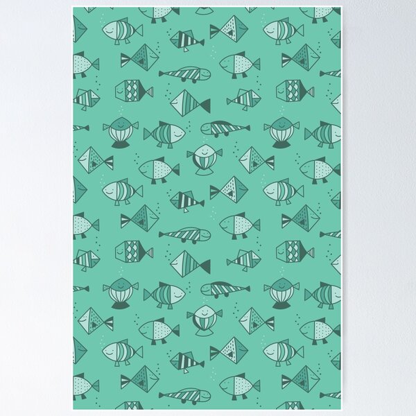Item preview, Geometric fish designed and sold by kostolom3000.