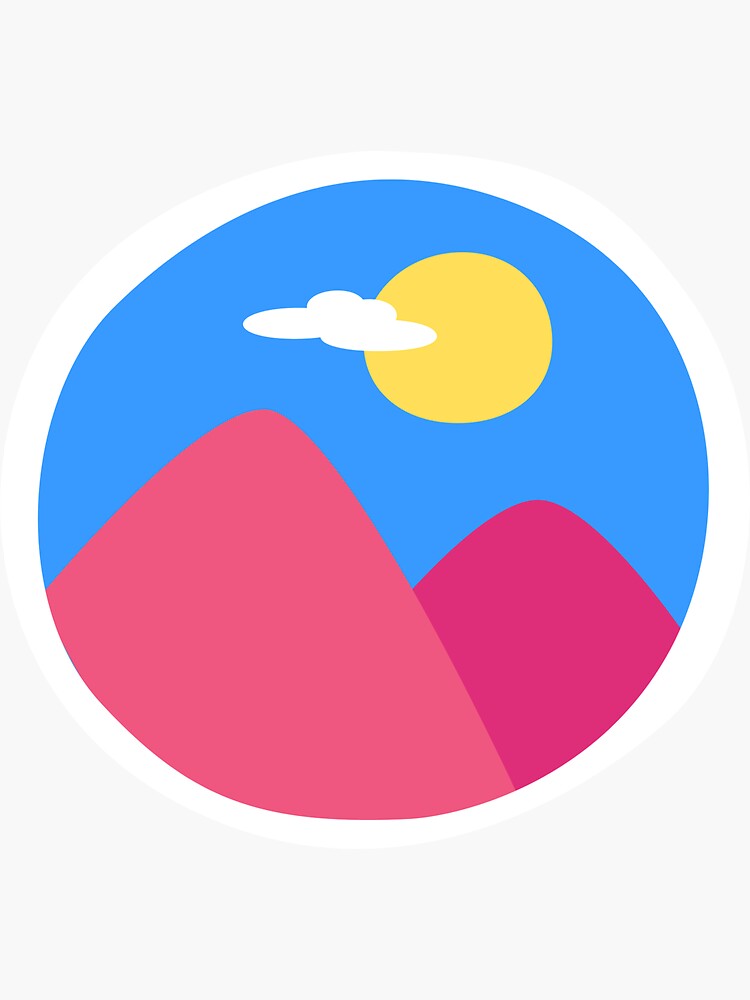 "Subtle Pansexual Pride Flag, Discreet Pan Minimalistic Mountain