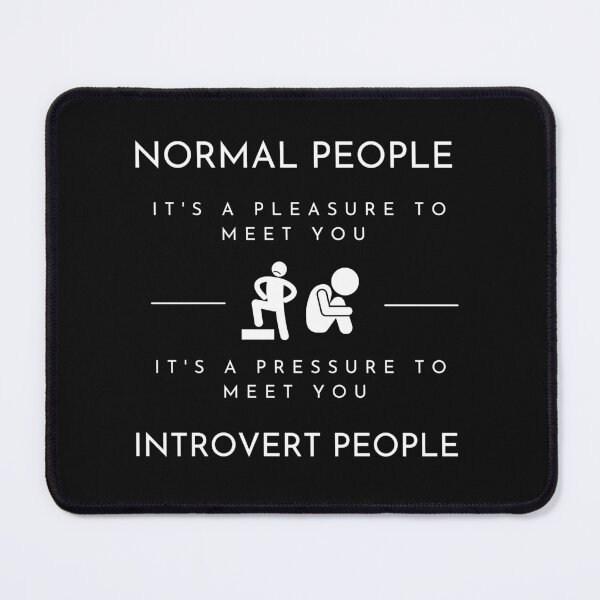 Item preview, Normal people vs introvert people designed and sold by TeeZilla808.