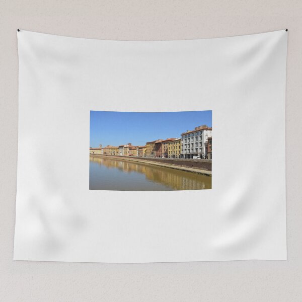 Item preview, Buildings by the river in Pisa, Italy designed and sold by oanaunciuleanu.