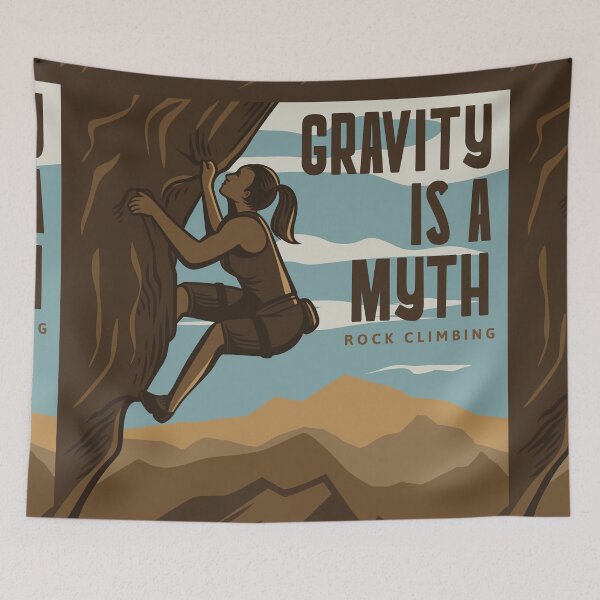 Artikelvorschau, GRAVITY IS A MYTH ROCK CLIMBING entworfen und verkauft von Emil1993.