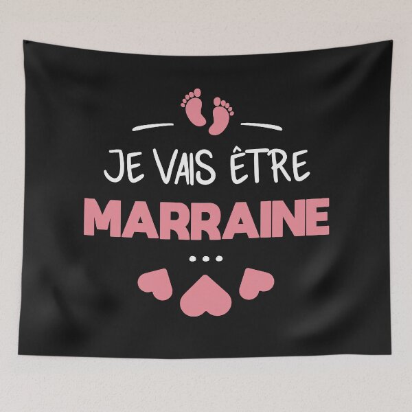 Aperçu de l'œuvre Je vais être marraine créée et vendue par lepetitcalamar.