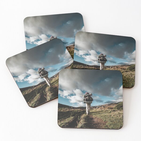 Item preview, Backpacker Hiking in Nature Alone designed and sold by JoyforU.