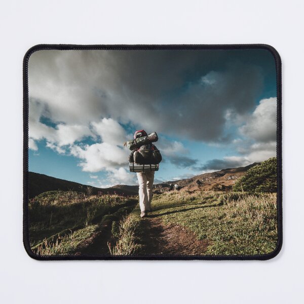 Item preview, Backpacker Hiking in Nature Alone designed and sold by JoyforU.