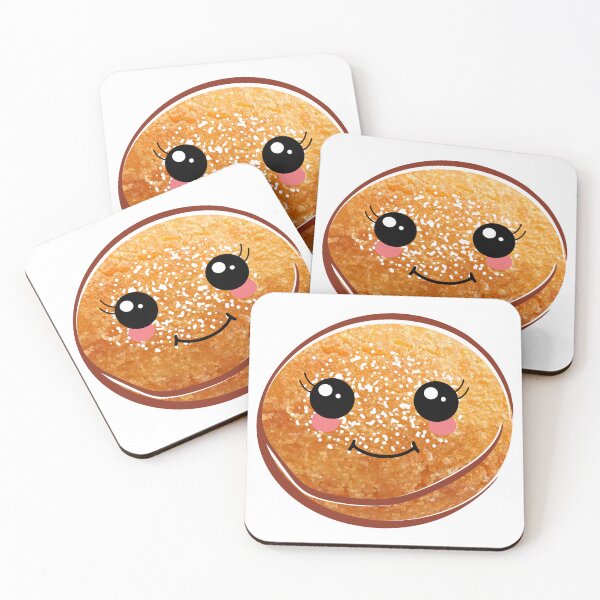 Item preview, Kawaii Jelly Donut (Sufganiyah) designed and sold by JoBella-Designs.