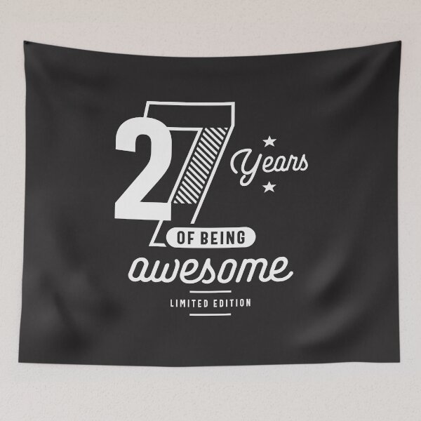 Item preview, 27 Years Of Being Awesome 27th Birthday designed and sold by cidolopez.