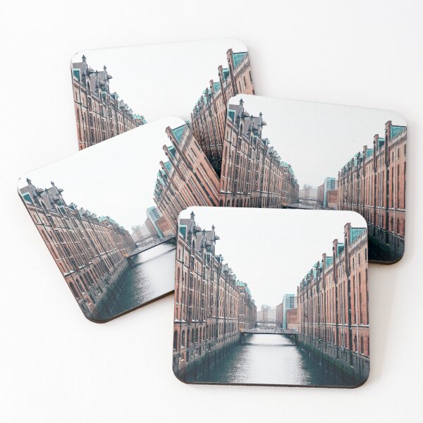 Item preview, Beautiful Hamburg Canal Scene designed and sold by JoyforU.