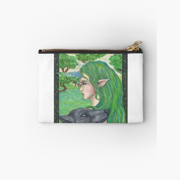 Item preview, Celtic Elf with Wolf designed and sold by Stephanie Small.