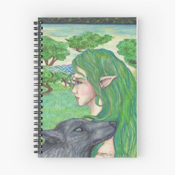 Item preview, Celtic Elf with Wolf designed and sold by Stephanie Small.