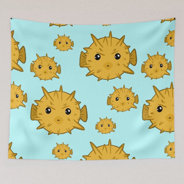 Item preview, Grumpy Pufferfish designed and sold by FioreCiliegia.