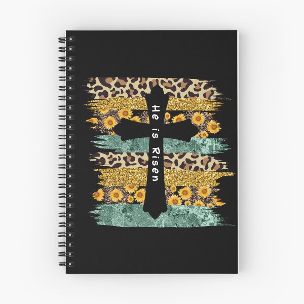 Item preview, Religious He Is Risen Easter Leopard Sunflower designed and sold by WanderTravels.