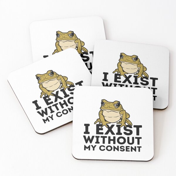 Item preview, I exist without my consent toad designed and sold by PlanBesser.