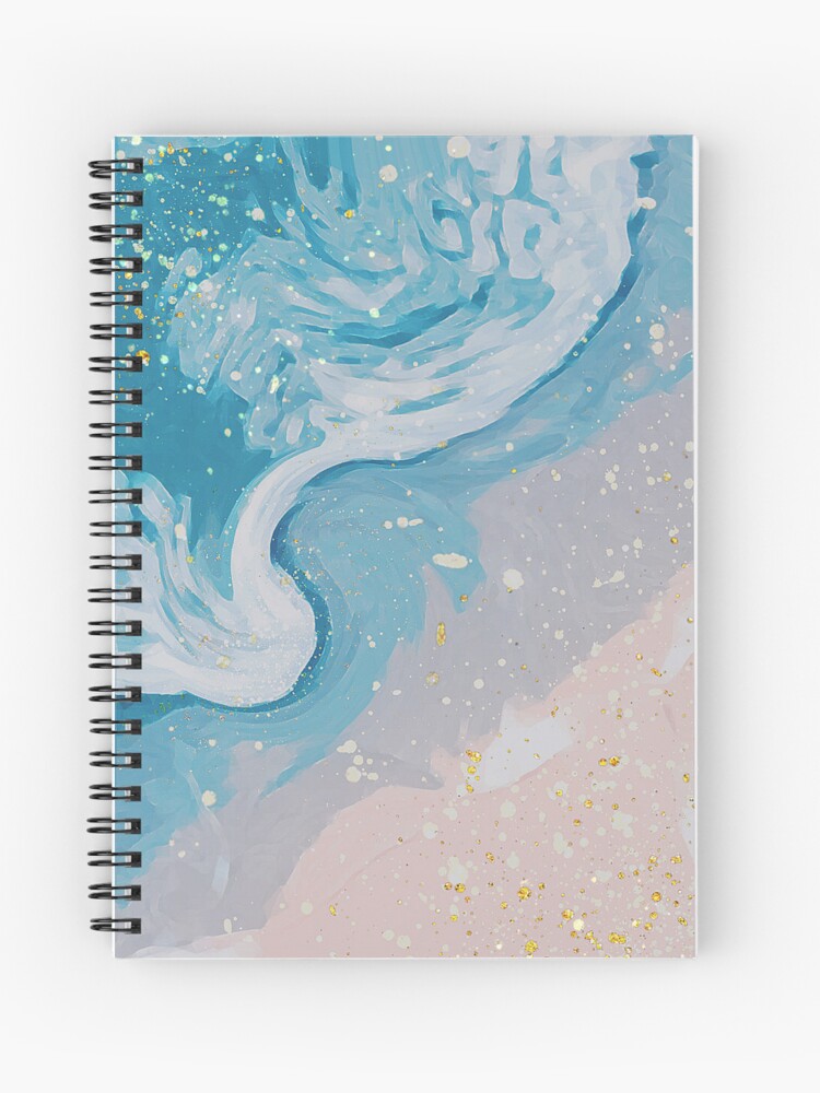 Mermaid Seascape Watercolor Journal Art Notebook Notebook - Ruled