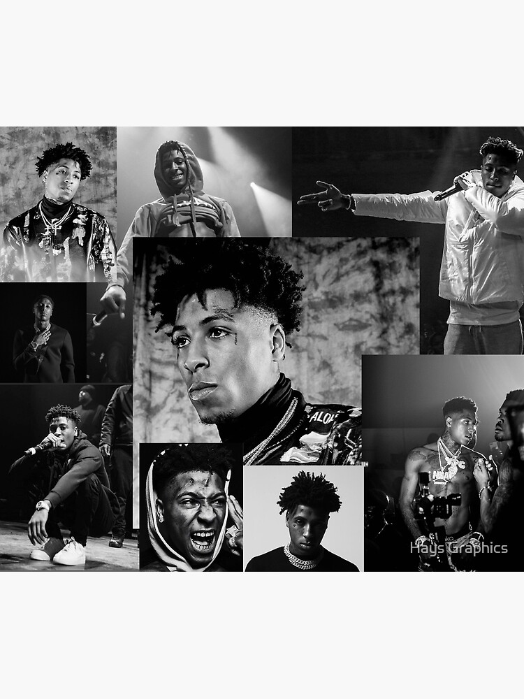 "Youngboy | B&W Never Broke Again Collage" Poster By HaysMolm | Redbubble