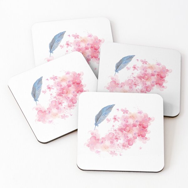 Artikelvorschau, aquarell federblüte entworfen und verkauft von creator Designer.