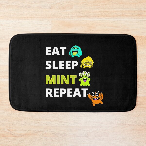 Item preview, Eat Sleep NFT Repeat with Cute Cartoon Alien Monsters Family designed and sold by Cawaiico.