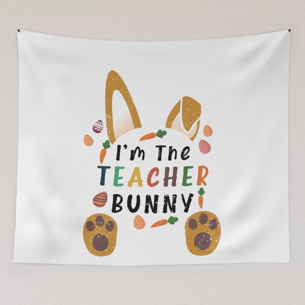 Item preview, I'm the teacher bunny - Happy Easter Day 2022 designed and sold by happy gift art.