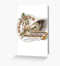longboard lounge club Greeting Card