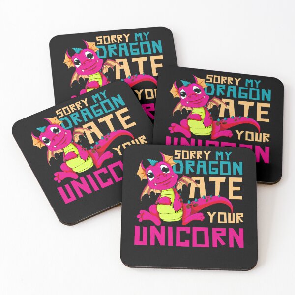 Item preview, Funny Fantasy Animal Mythical Creature Unicorns Cute Dragon designed and sold by bestshirtdesign.
