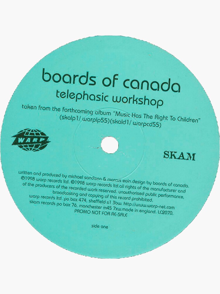 "Boards of Canada Telephasic Record" Sticker by Soloma Redbubble