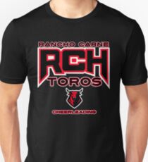 Rancho Carne Toros Cheerleading Slim Fit T-Shirt