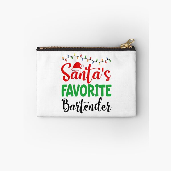 Item preview, Santa's Favorite Bartender designed and sold by Bendthetrend.