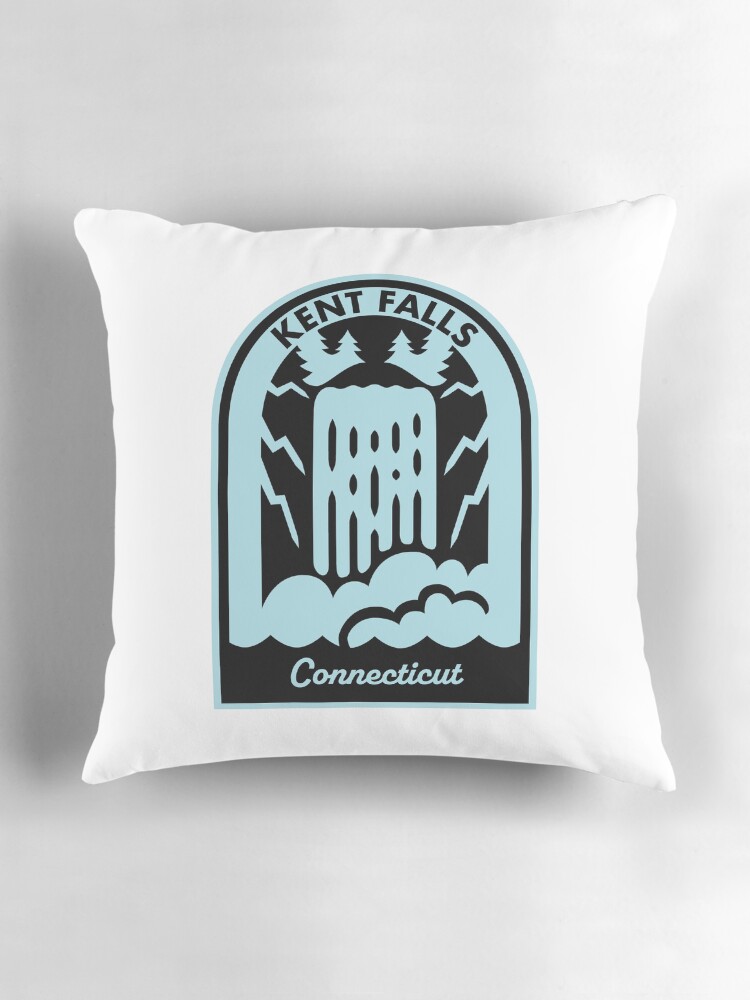 Imagen 3 de 4, Cojín con la obra Kent Falls Connecticut, diseñada y vendida por HalpinDesign.