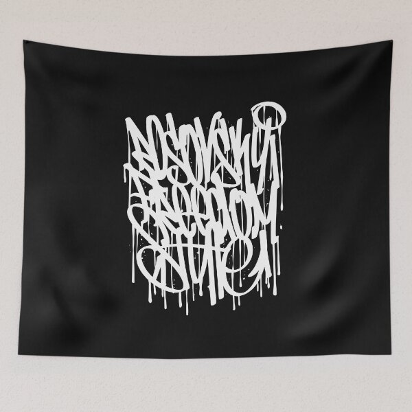 Item preview, freedom style - white text designed and sold by MomoDesigners.