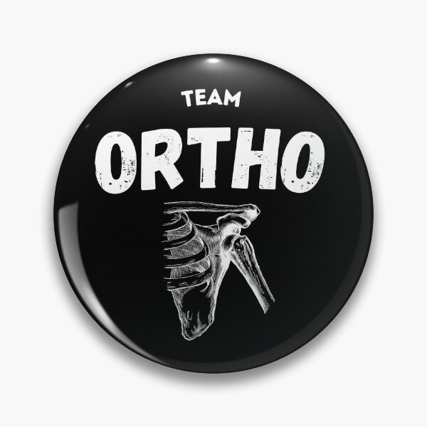 Item preview, Team Ortho - White on Black Orthopedic Surgery Team Design designed and sold by med-artist.