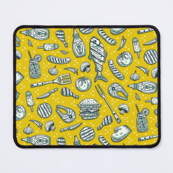 Item preview, Summer BBQ Grill Day On Yellow designed and sold by Simplulina.