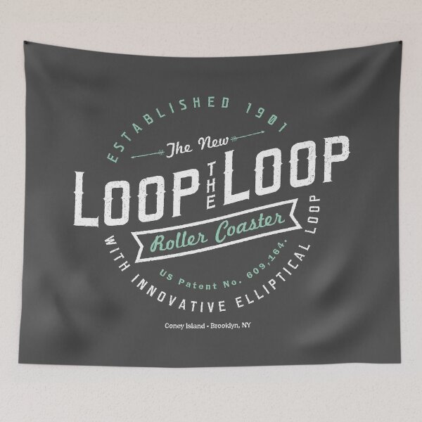 Item preview, Loop the Loop - Classic Roller Coaster Merch designed and sold by emmjott.