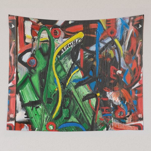 Item preview, Enoch, a beautiful abstract portrait designed and sold by Art With Impact – Statement Art & Apparel for Deep Thinkers.