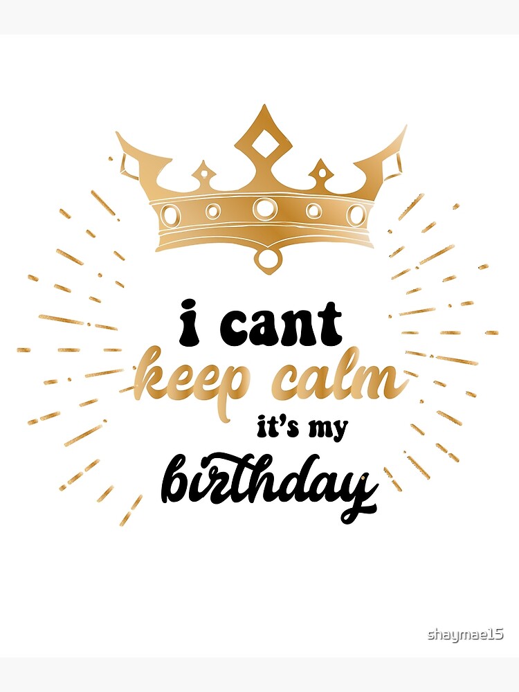 Cant Keep Calm Birthday Squad Svg Birthday Svg Birthday Drip Birthday Drip Squad Svg 