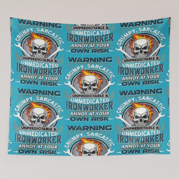 Item preview, Grumpy, Sarcastic - Unpredictable And Unmedicated Ironworker designed and sold by GoldenBuffalo79.