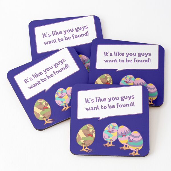 Item preview, Camouflaged Easter Egg Upset With His Buddies designed and sold by TeesbyGinyard.
