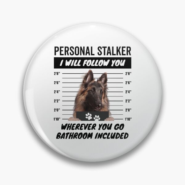 Item preview, Personal Stalker Dog – Belgian Tervuren designed and sold by More Cute Dogs.