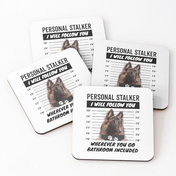 Item preview, Personal Stalker Dog – Belgian Tervuren designed and sold by More Cute Dogs.