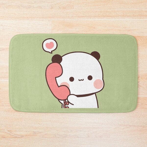 Item preview, Bubu Is Receiving A Call From Her Dudu, Cute Panda Bear Couple Bubu and Dudu designed and sold by Collins Gonzales.