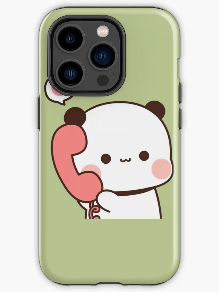 Bubu Is Receiving A Call From Her Dudu, Cute Panda Bear Couple Bubu and Dudu  iPhone Case for Sale by Collins Gonzales