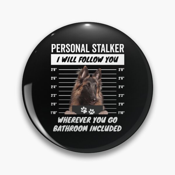 Item preview, Personal Stalker Dog – Belgian Tervuren designed and sold by More Cute Dogs.