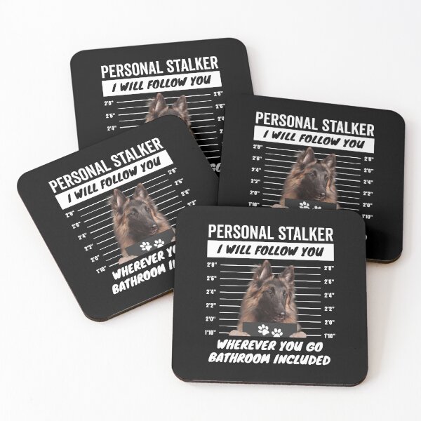 Item preview, Personal Stalker Dog – Belgian Tervuren designed and sold by More Cute Dogs.