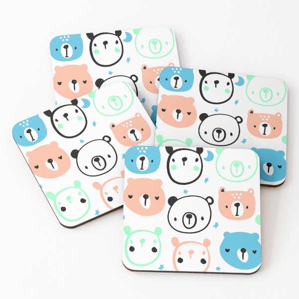 Item preview, Cute Bear Faces Adult Cute  designed and sold by roseanger.