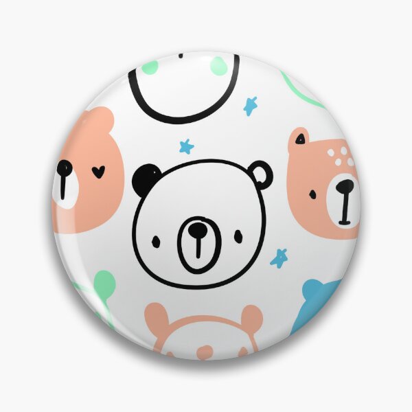 Item preview, Cute Bear Faces Adult Cute  designed and sold by roseanger.