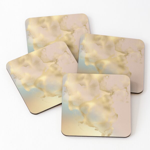 Item preview, Abstract Marble, Gold and Pastel Aesthetics designed and sold by meggydesigns.